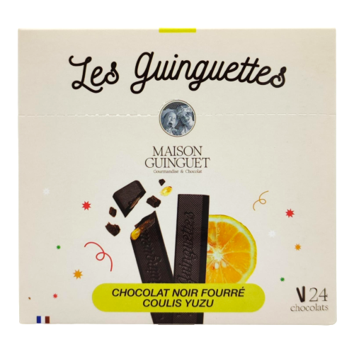 Orangettes enrobées de chocolat noir Maison Guinguet 150g - Café